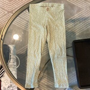 H&M 4T Cream Leggings, small stain pictured